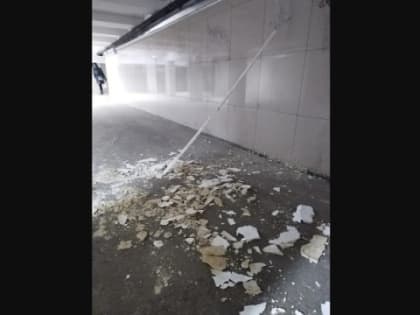 Нижегородцы вновь пожаловались на разрушающийся переход на улице Советской