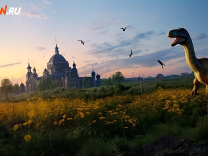 Нижний Новгород в эпоху динозавров и пещерных людей. Смотрим, как выглядит