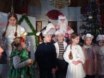 Празднование Рождества Христова в воскресной школе Вознесенского собора г. Павлово.