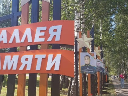 Аллея памяти погибших в СВО нижегородцев. Показываем, как выглядит
