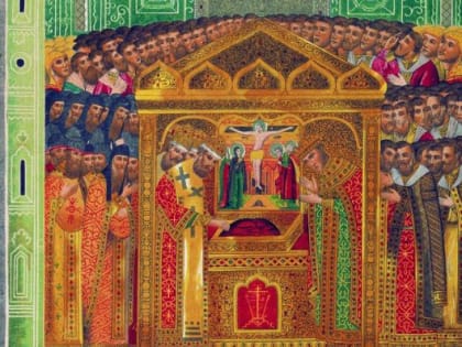 23 июля. Положение честно́й ризы Господа нашего Иисуса Христа в Москве. Преподобного Антония Печерского, Киевского, начальника всех русских монахов. Мучеников 45-ти в Никополе Армя