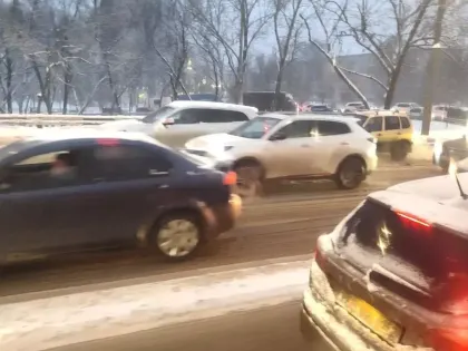 10 из 10! Снегопад парализовал Нижний Новгород