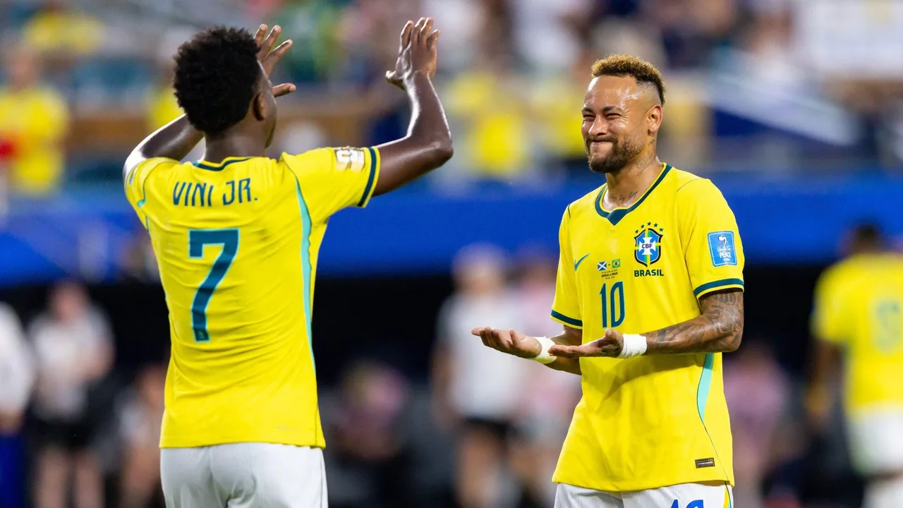 Neymar arejea uwanjani huku Vinicius Junior aking'ara Brazil