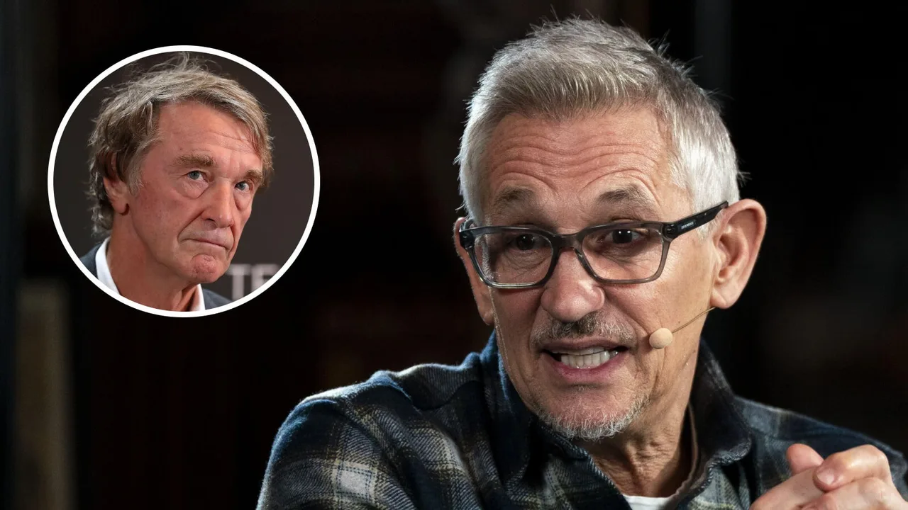 Gary Lineker amshambulia vikali Sir Jim Ratcliffe kuhusu mwenendo wa Manchester United