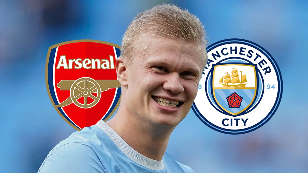 Arsenal yajipanga kunasa saini ya Erling Haaland kama Man City itashushwa daraja