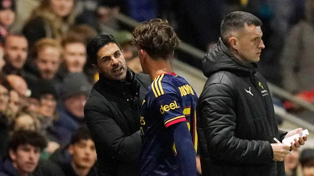 Merson amkosoa Arteta kwa kumkaripia Dowman baada ya kadi nyekundu