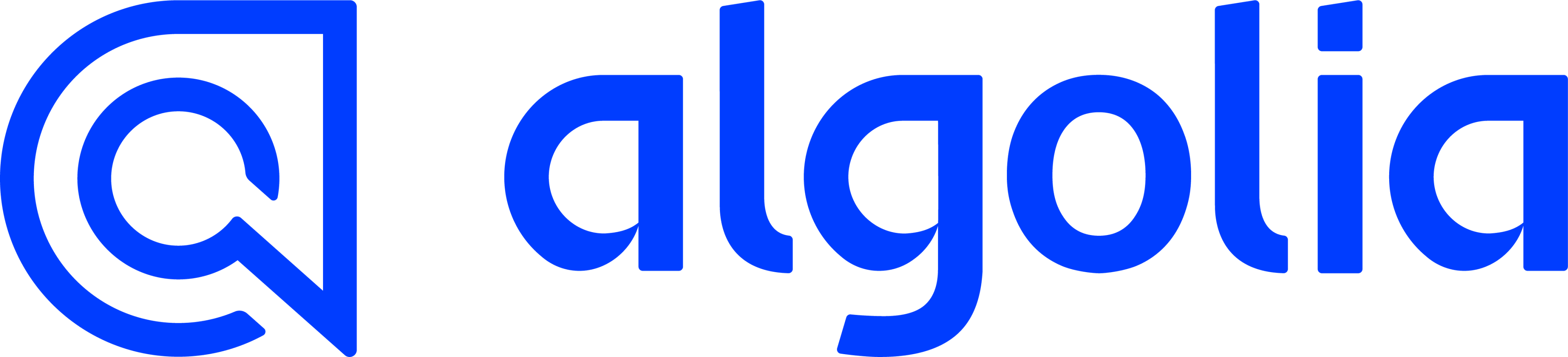 Algolia logo.