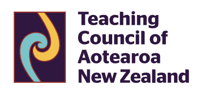 Teaching Council of Aotearoa New Zealand logo. 