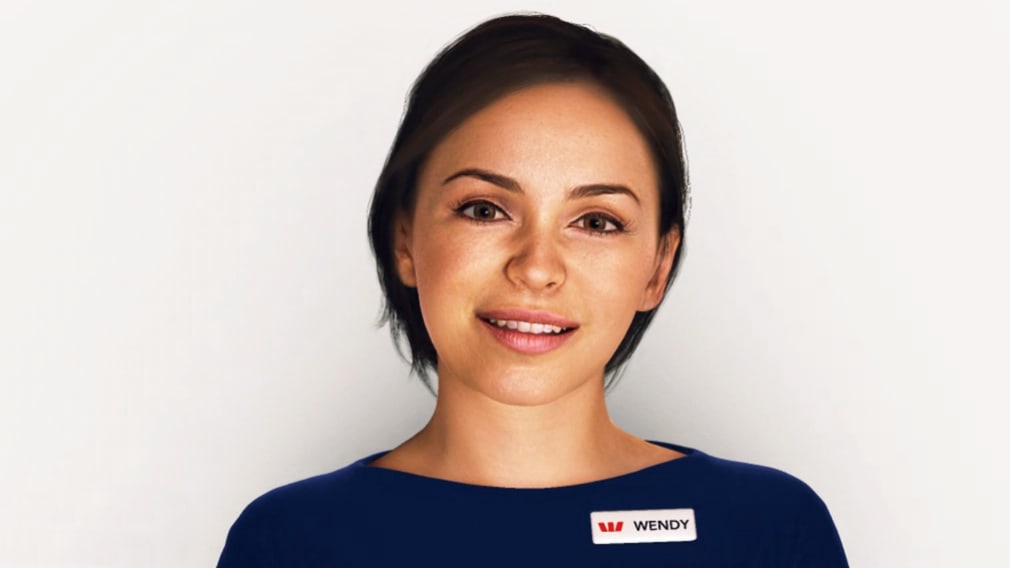 Wendy, a computer generated 'digital human' introduced by Westpac.
