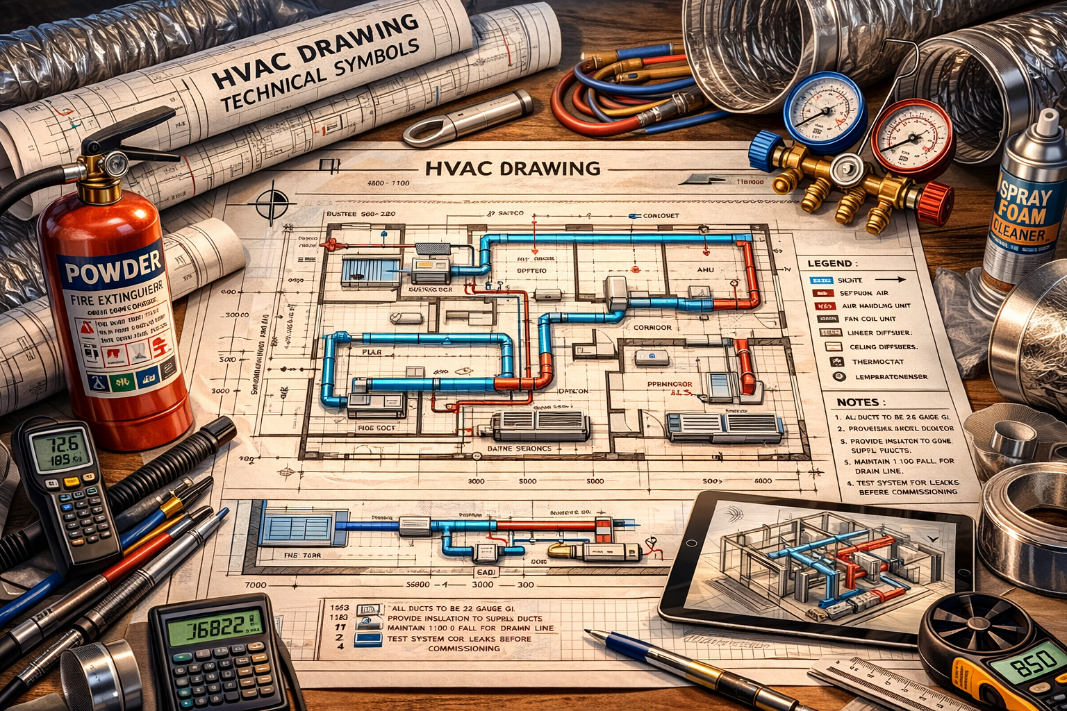 HVAC Design & Drawings subcategory
