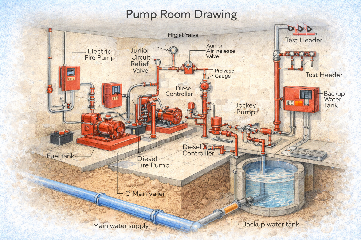Pump Room Drawing