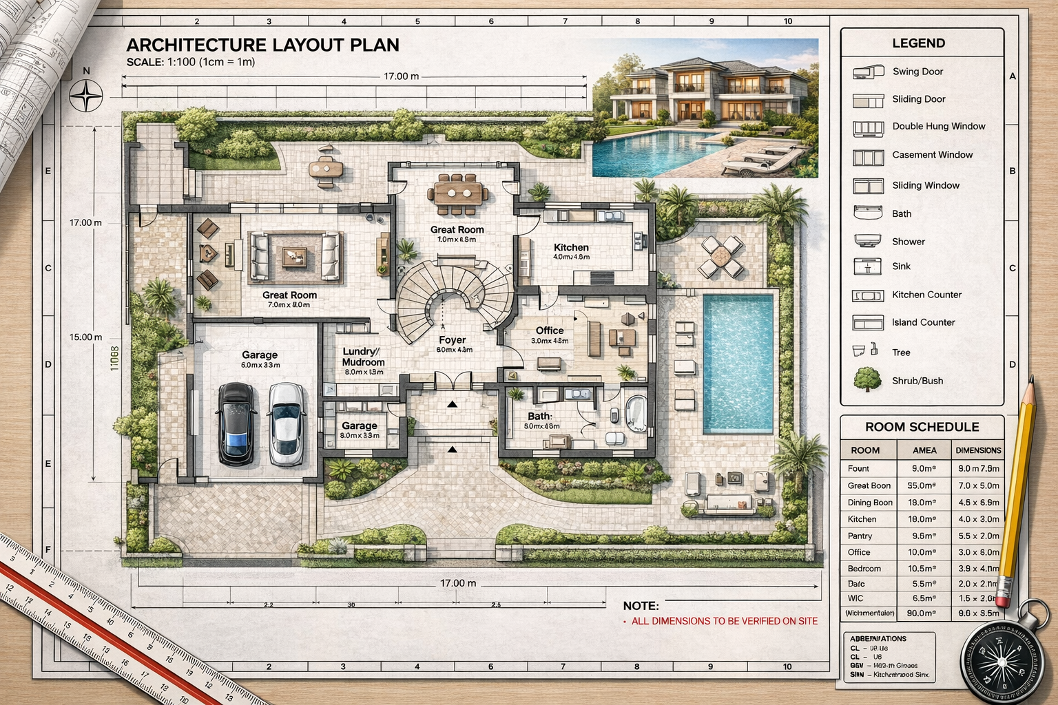 Architecture Layout Plan