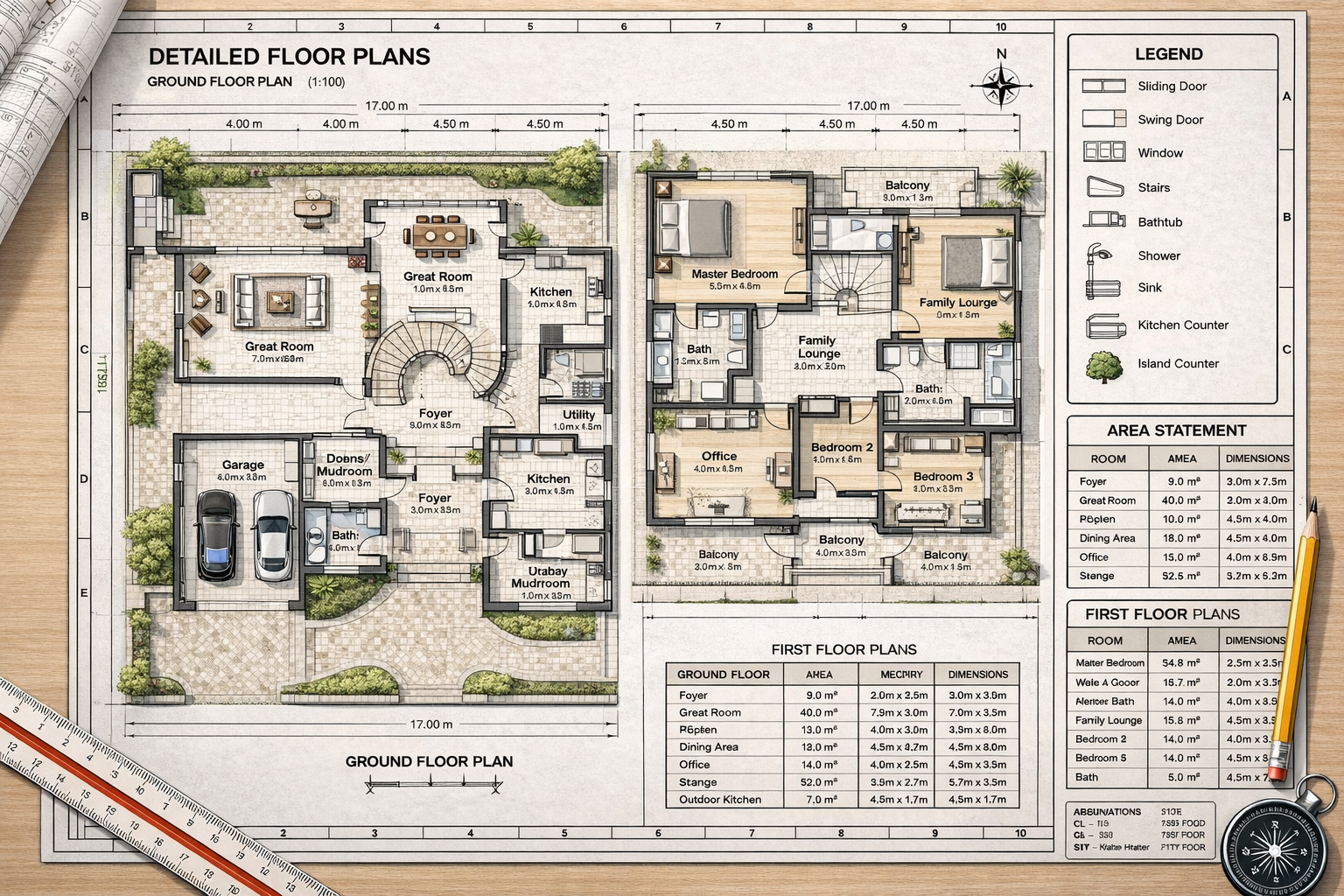 Detailed Floor Plans
