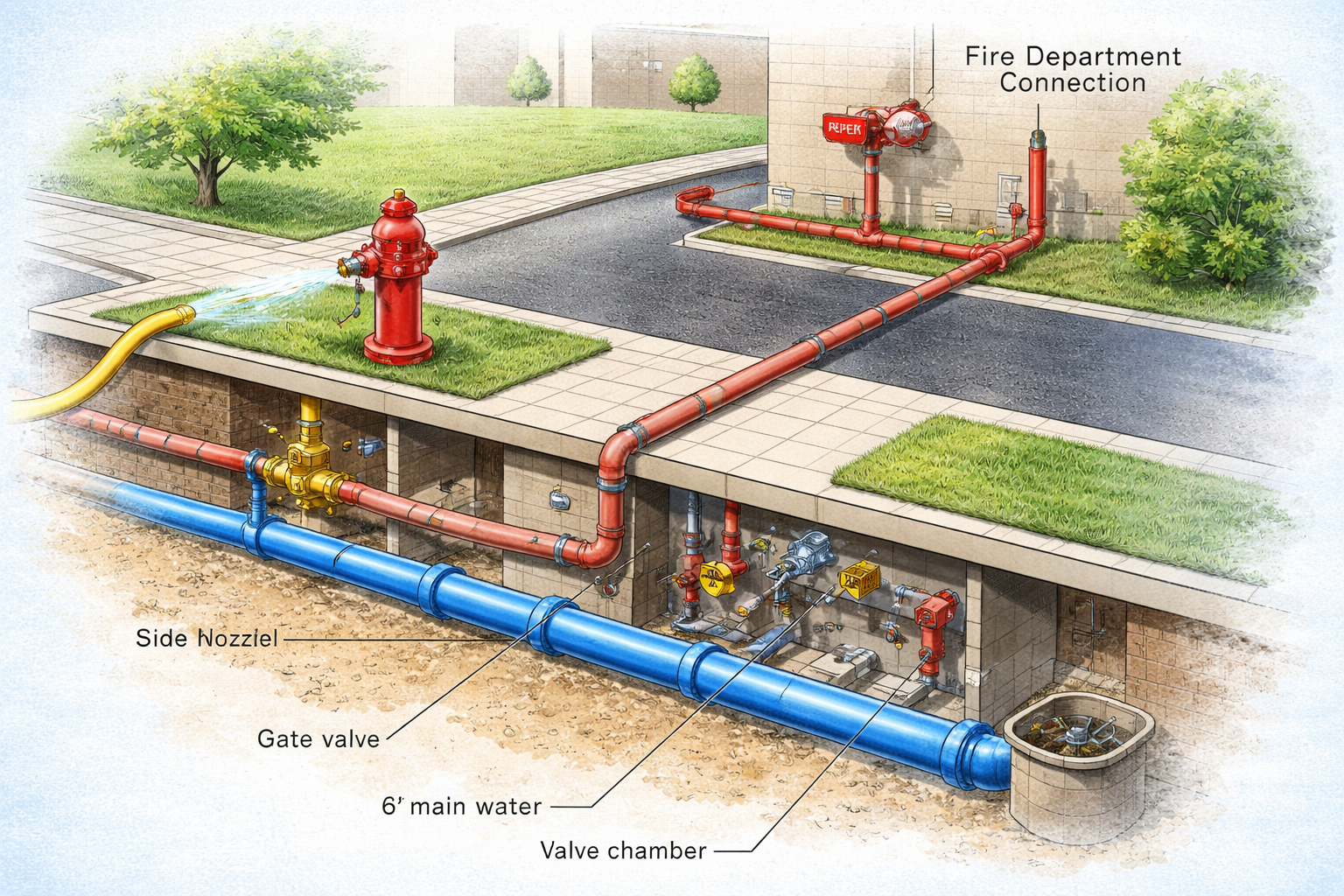 Fire Hydrant Layout