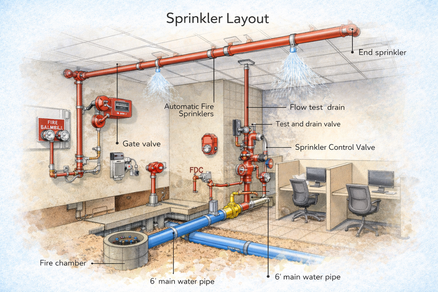Sprinkler Layout
