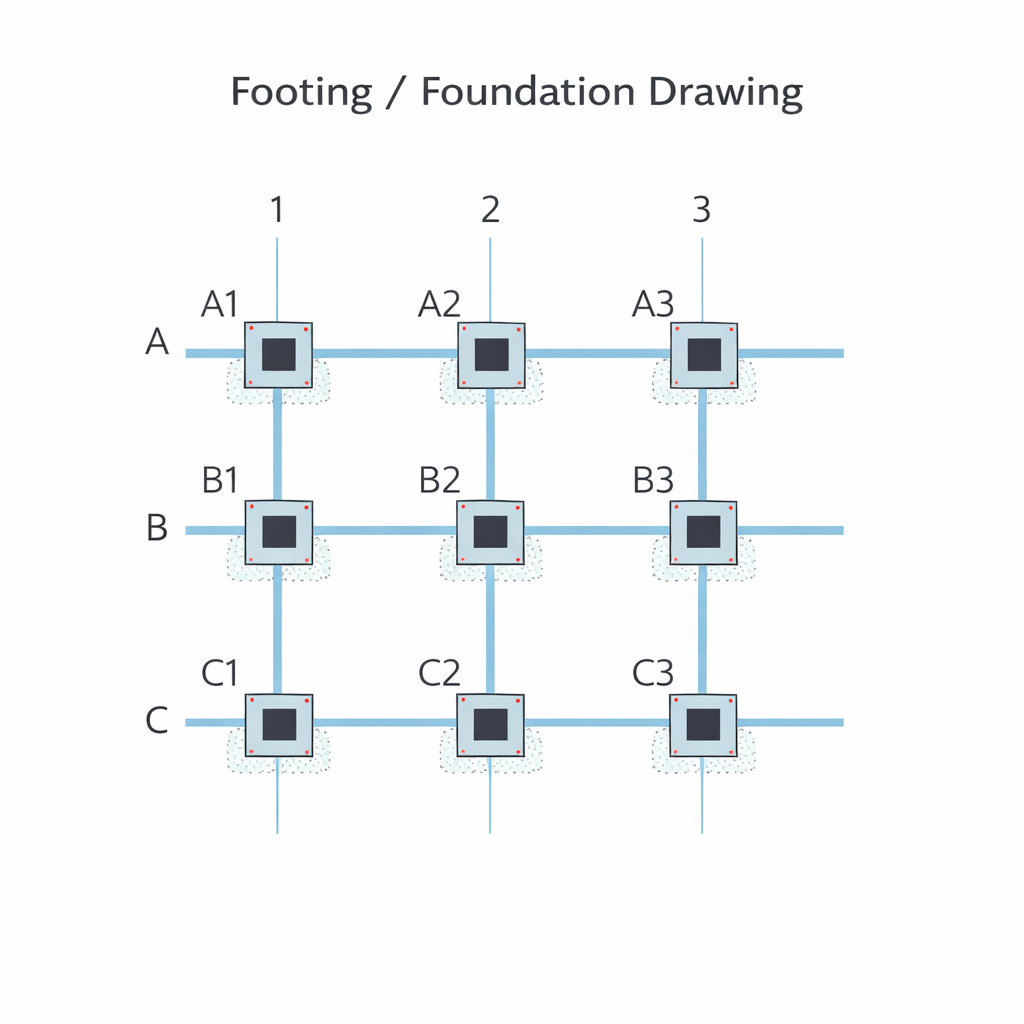 Footing / Foundation Drawing