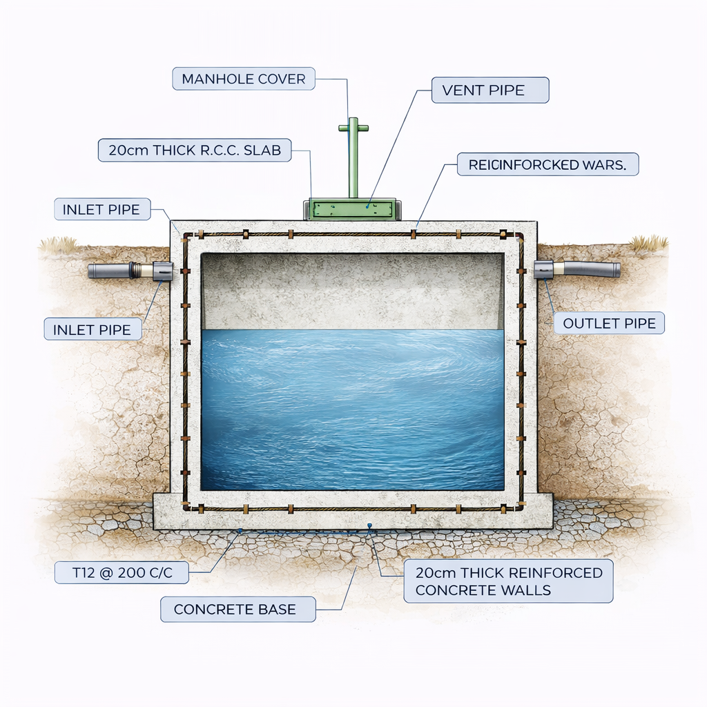 Water Tank Section