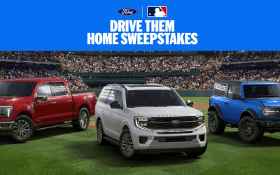 Enter for a chance to win a 2026 Ford F-150, Expedition, or Bronco — plus tickets to the 2026 World Series.