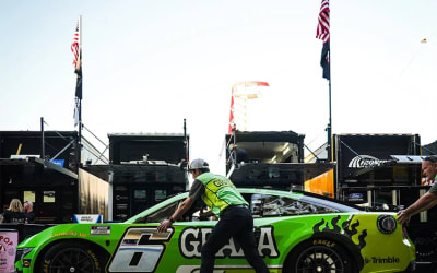 Enter for a chance to win a VIP trip for two to the NASCAR Championship Race in Florida including airfare, hotel, pit access, and a $500 gift card.