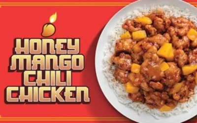 Leeann Chin loyalty members can get the new Honey Mango Chili Chicken or any combo featuring it for just $7.22 — available July 22–28, 2026.