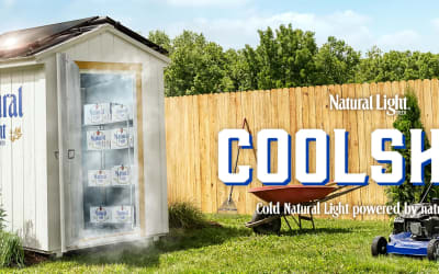 Enter for a chance to win the Natural Light CoolShed — a solar-powered backyard beer fridge plus $15,531 in beer money.