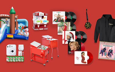 Enter for a chance to win a Christmas in July backyard party prize pack including a bounce house, cooler cart, sno-cone machine, speaker, and more.