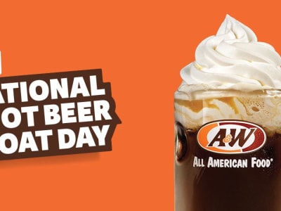 Get a free small Root Beer Float at participating A&W locations on August 6 from 2–8 p.m.