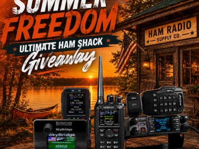Enter for a chance to win the ultimate ham radio setup from BridgeCom Systems — valued at over $3,000.
