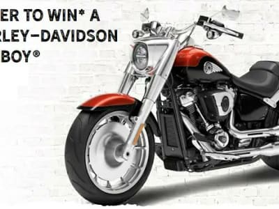 Enter for a chance to win a brand-new Harley-Davidson FAT BOY® motorcycle from Bubba's 33.