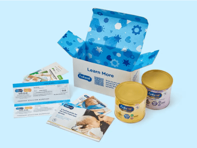 Join Enfamil Family Beginnings for free formula samples, discount checks, cash back rebates, and a chance to win a year's supply of formula.