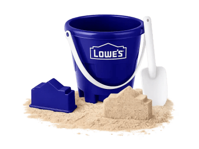 Grab a free Beach Bucket Set at your local Lowe's on July 4th — free for MyLowe's Rewards members while supplies last.