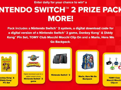 Enter daily for a chance to win a Nintendo Switch 2 Prize Pack or the Grand Prize featuring an all-expenses-paid GameTruck Party.