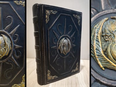 Enter for a chance to win a hand-bound prototype of John Dee's Necronomicon valued at $1,600 plus rare limited edition books.