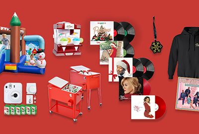 Enter for a chance to win a Christmas in July backyard party prize pack including a bounce house, cooler cart, sno-cone machine, speaker, and more.