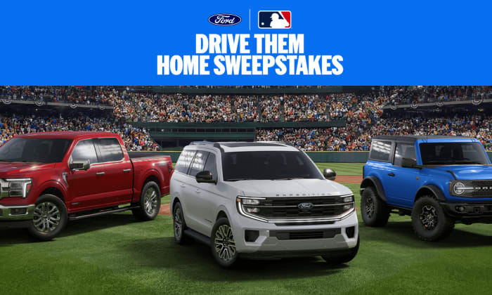 MLB Ford Drive Them Home Sweepstakes — Win a Ford Truck or SUV 🚗⚾