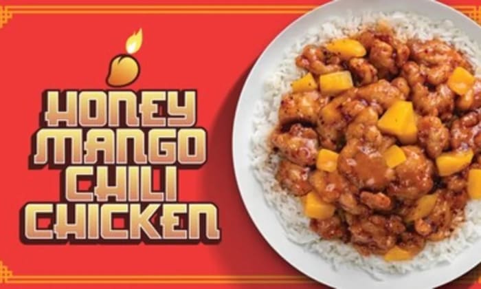 Leeann Chin Honey Mango Chili Chicken for $7.22 🥡