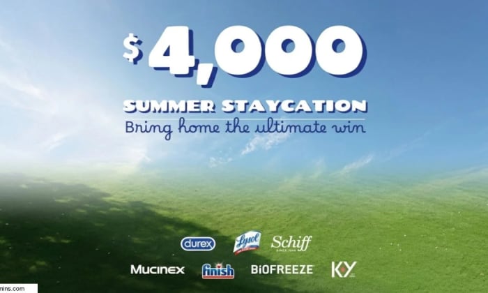 $4,000 Summer Staycation Sweepstakes 🏠