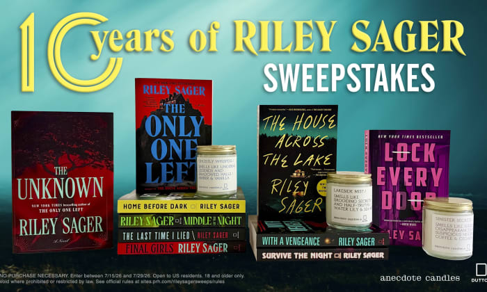 Riley Sager Book Bundle & Candles Sweepstakes 📚