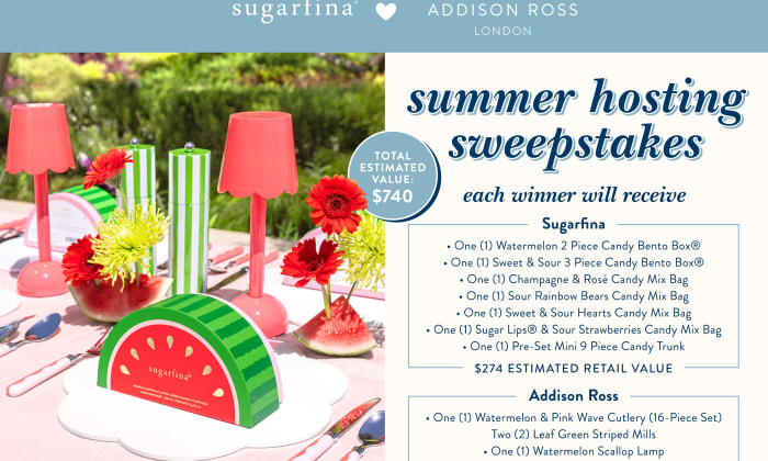 Sugarfina Evergreen Sweepstakes — Win a Sweet Prize Bundle 🍬
