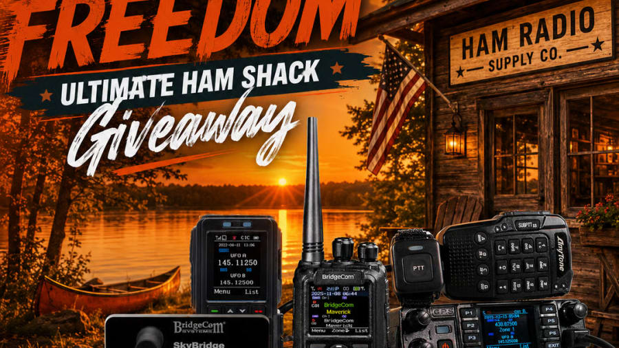 BridgeCom Summer Freedom Ultimate Ham Shack Giveaway 📻