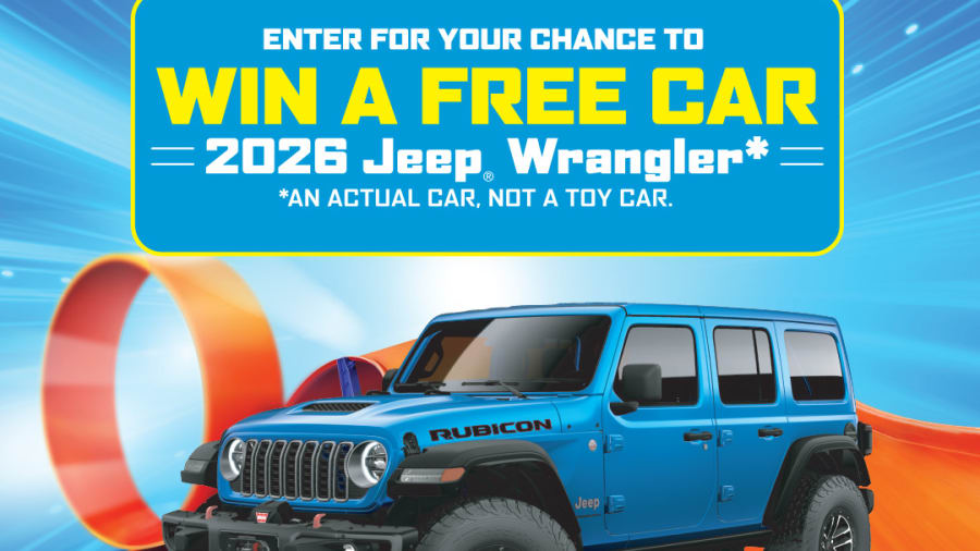 Hot Wheels Sweepstakes — Win a 2026 Jeep Wrangler 🚙