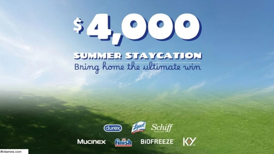 $4,000 Summer Staycation Sweepstakes 🏠