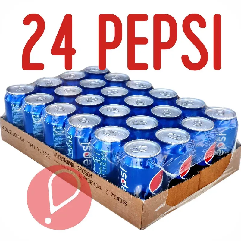 Caja de refresco pepsi