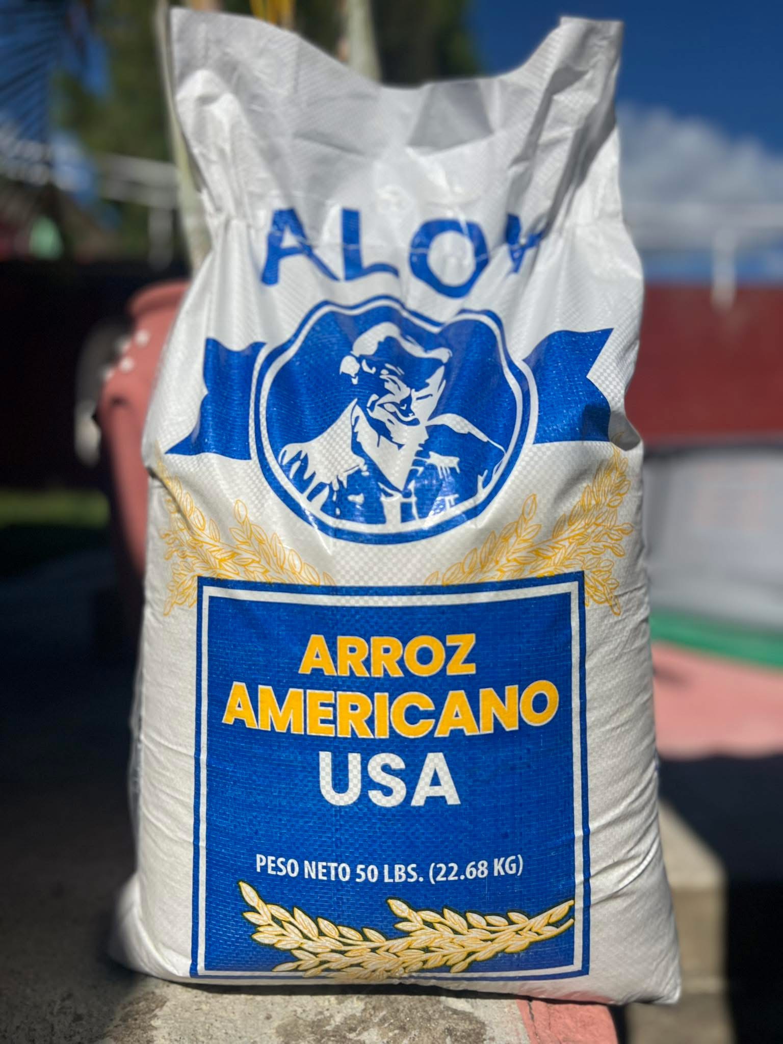 Saco de arroz importado