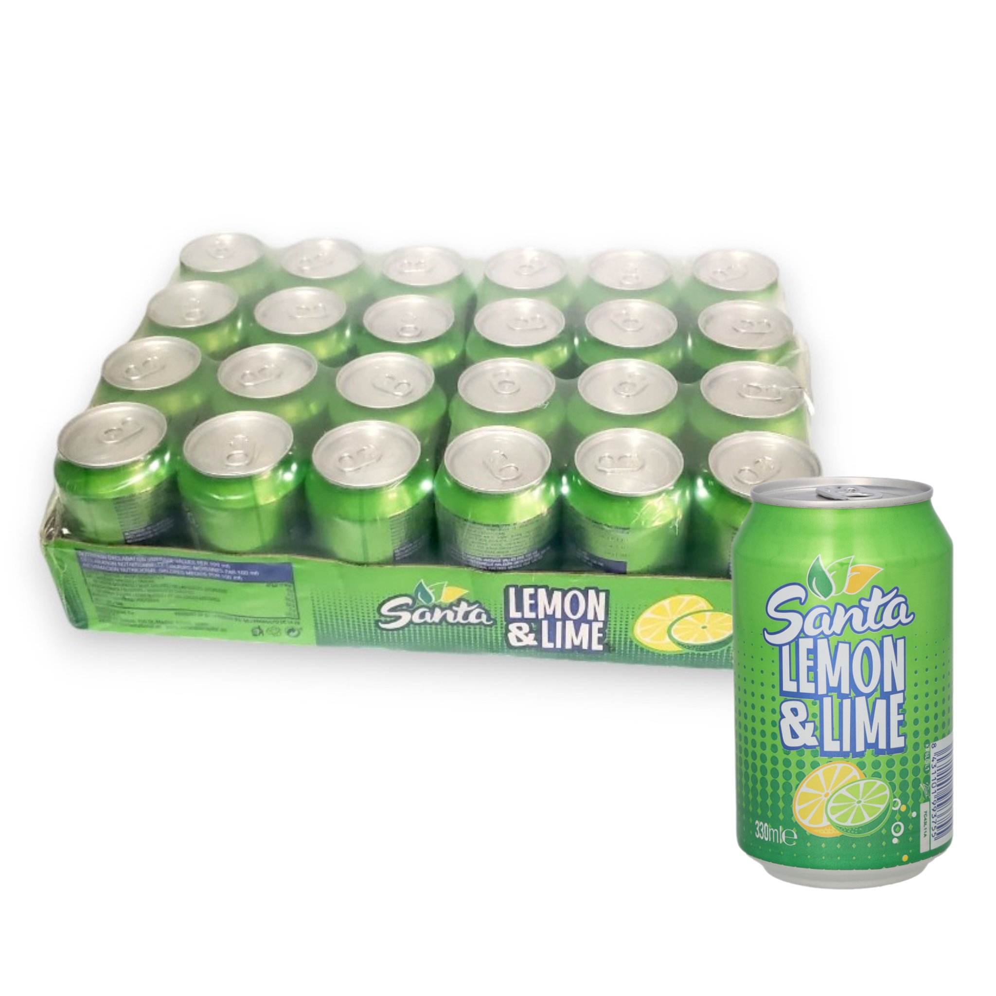 Caja de refresco Santa limón