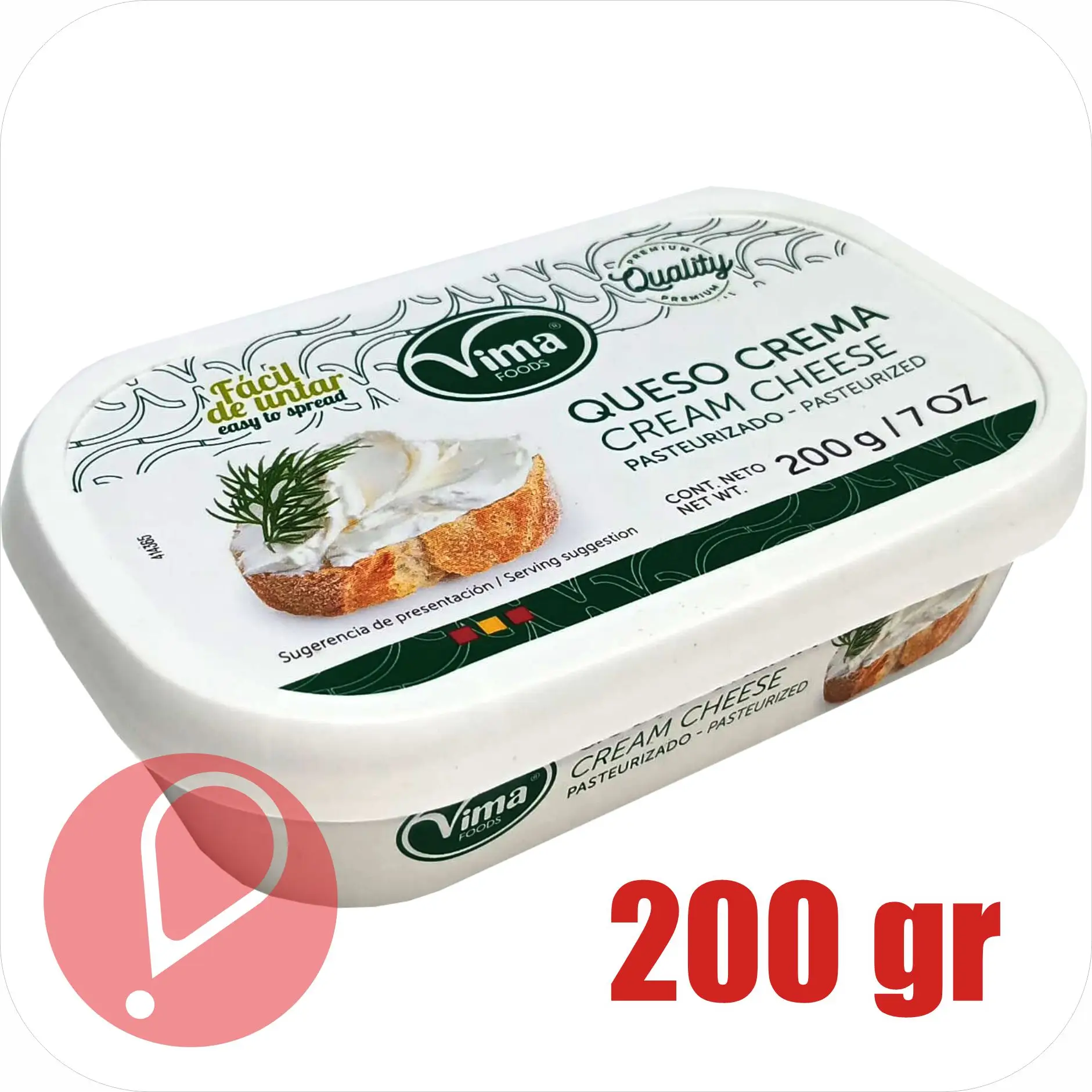 Queso crema Vima