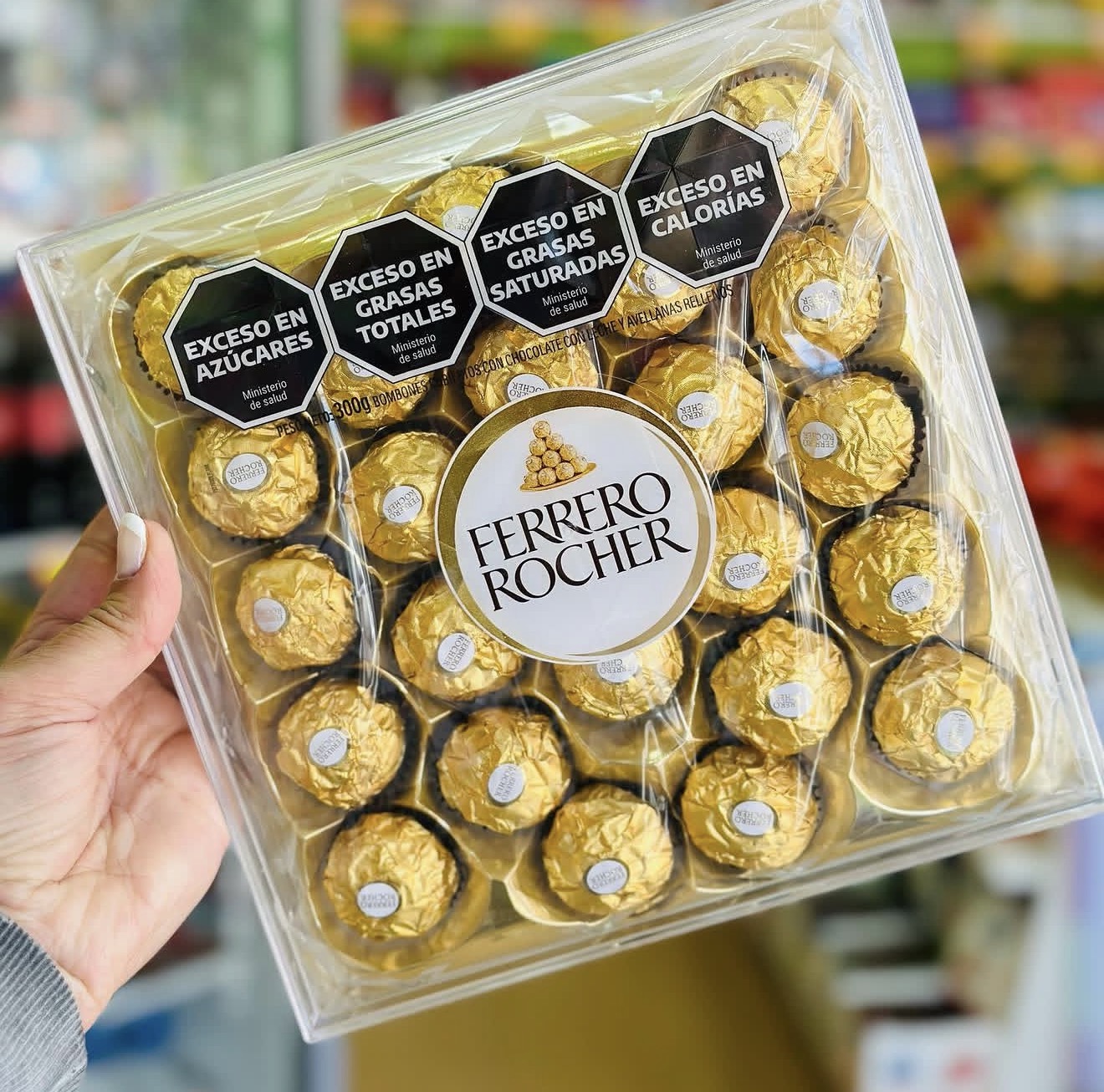 Caja de Ferrero Rocher