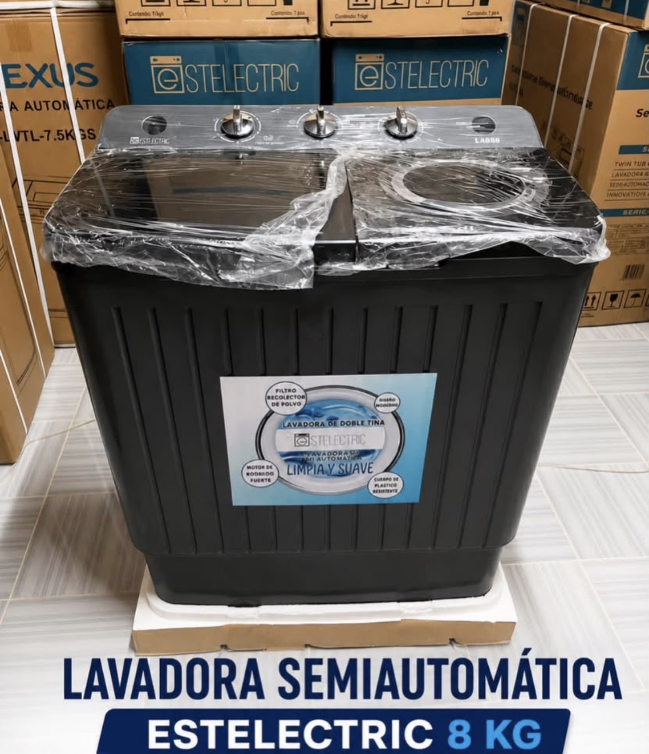 Lavadora semiautomática