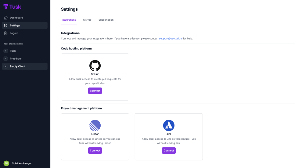 Tusk AI Coding Agent