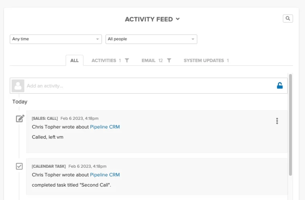 Pipeline CRM